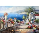 地中海風景 - y14282 畫作系列 - 油畫 - 油畫風景